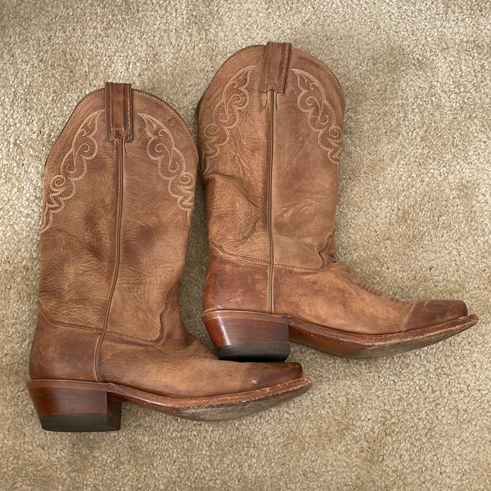 Nocona cowboy boots lightly worn